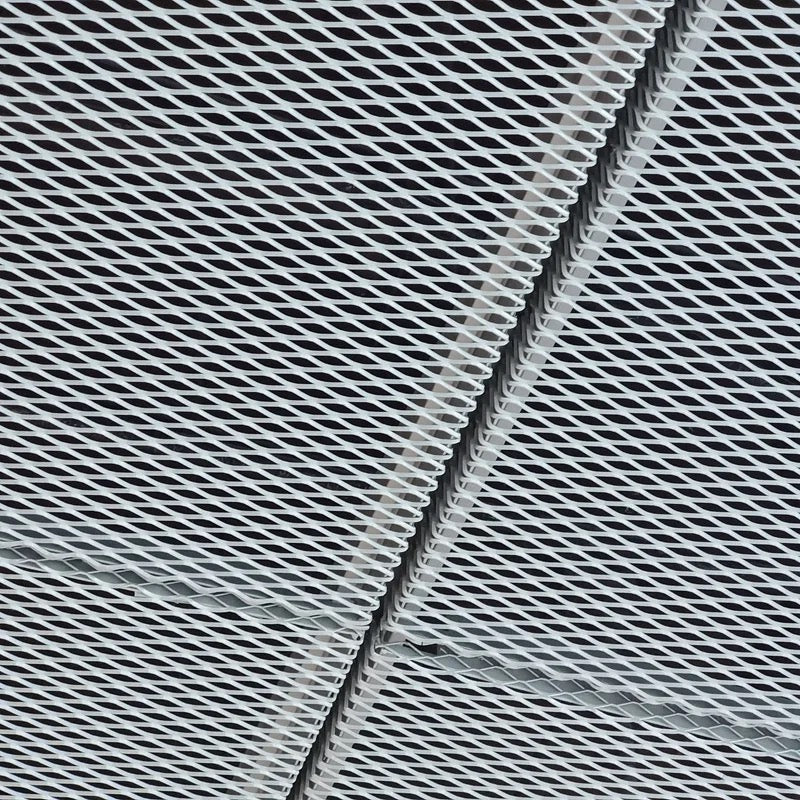 Powder Coated Aluminum Expanded Wire Mesh Ceiling