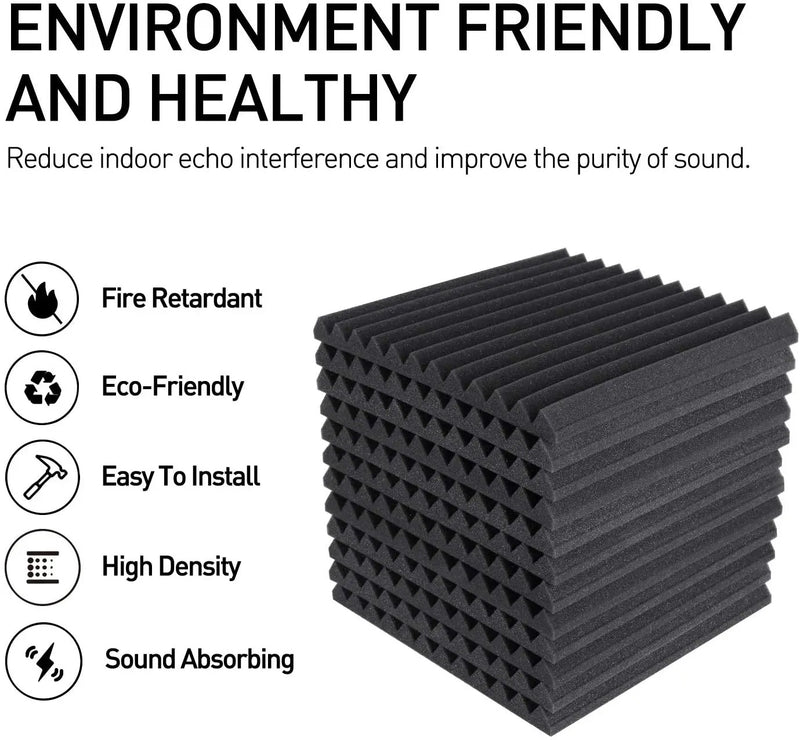 Black Acoustic Foam Ceiling Panel For Sound Insulation