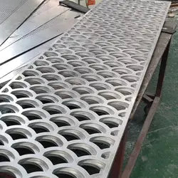 Aluminum Laser Cut Carved Perforated Mashrabiya Panel