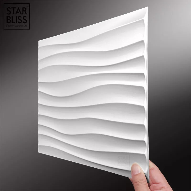 3D three-dimensional decorative living room waterproof Wall panel for bathroom kitchen
