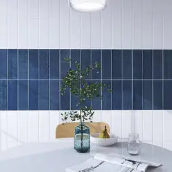 Backsplash blue Ceramic Wall Mosaic Kitchen Tiles