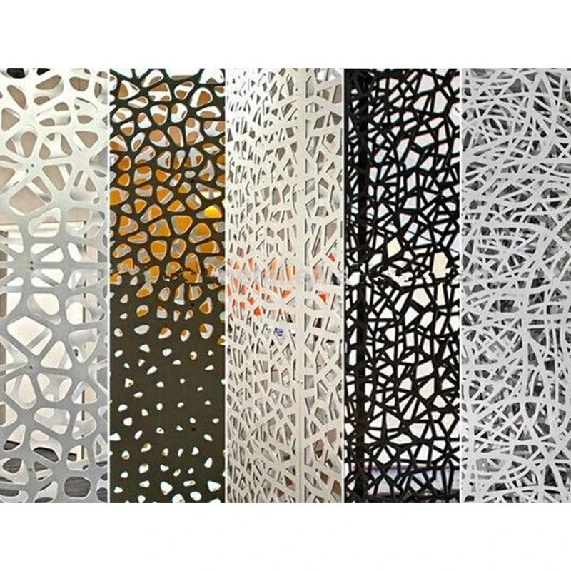 Aluminum Stainless Perforated Laser Cut Wall Cladding Steel