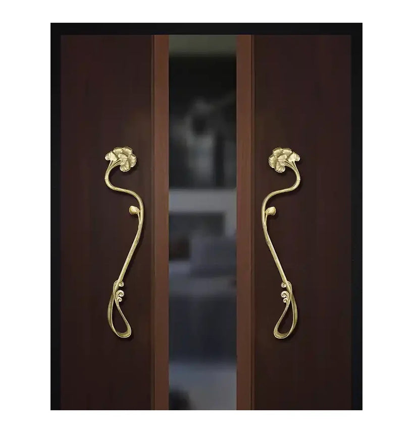 Door/Window Hotel Restaurant Handmade Royal Look Brass Handle