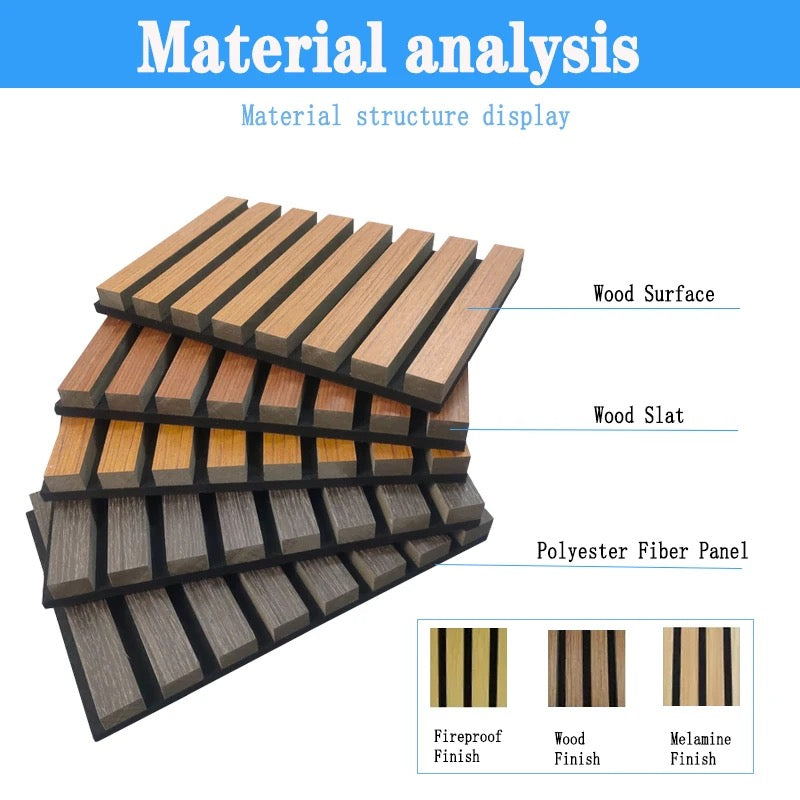 Acoustic Slat Timber Wall Panels