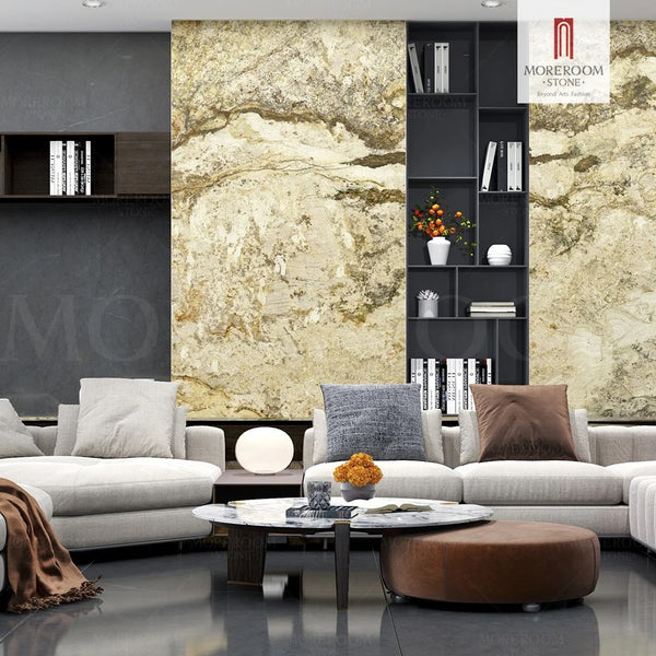 Luxury Polished Sintered Stone Slab for Background Wall