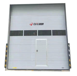 Automatic large lift overhead steel bifold sectional garage door