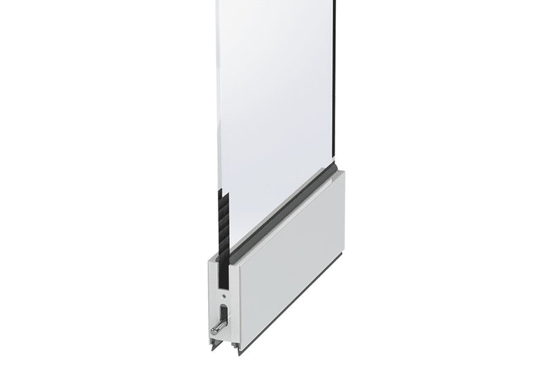 Foldable Aluminum Frameless Tempered Patio Glass Door