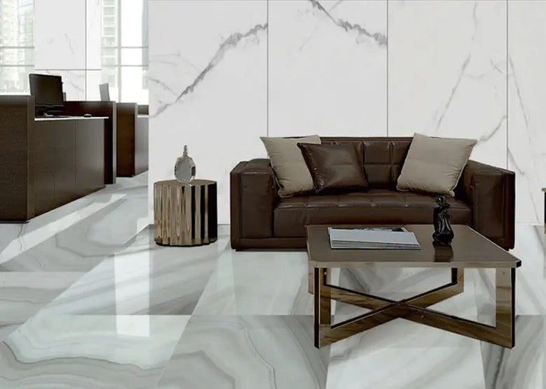Living Room Polished Porcelain Marble Tiles