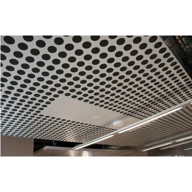 Architectural Sound Absorption Perforated False Office Ceiling Panel
