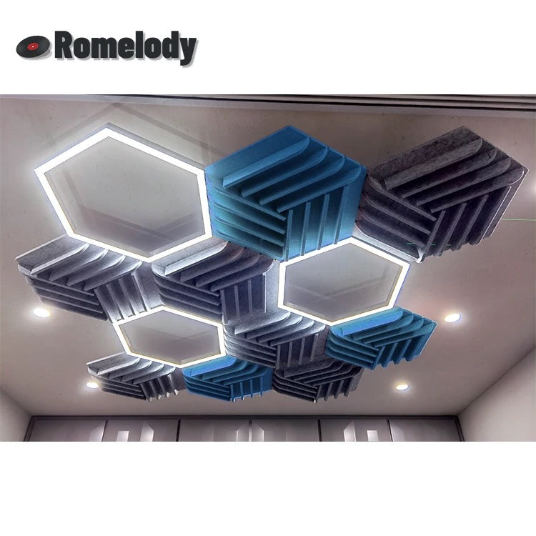 Creative Polyester Sound-Absorbing Fiber Office Ceiling