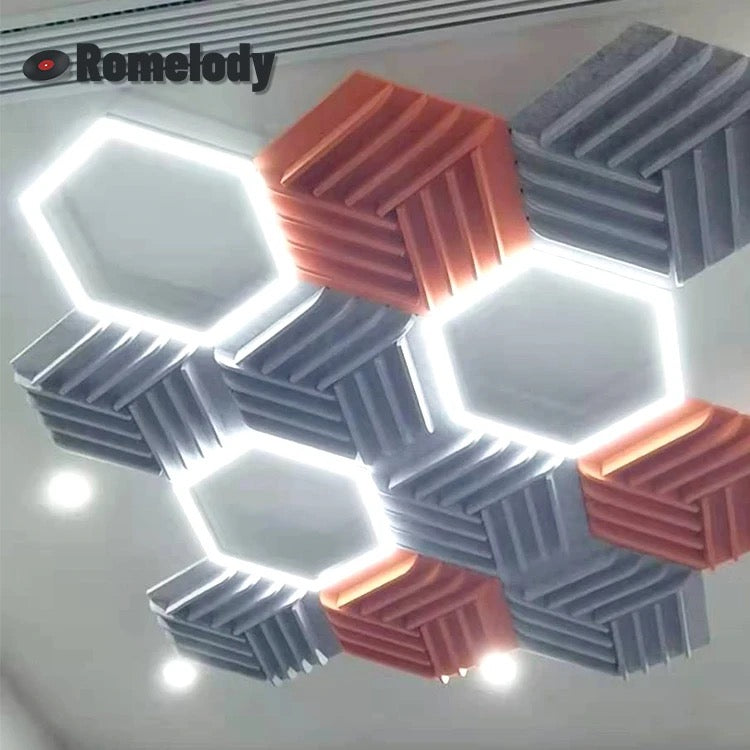 Creative Polyester Sound-Absorbing Fiber Office Ceiling