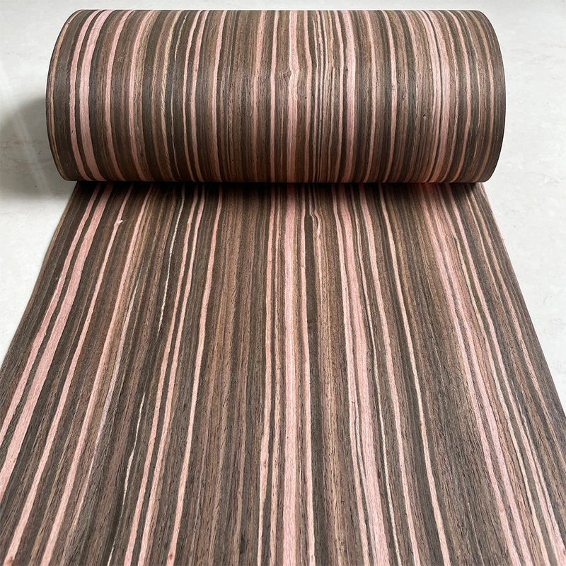 28*240CM Engineered Ebony Wood Veneer Handmade DIY Speaker Thin Wood Solid Floor Panel
