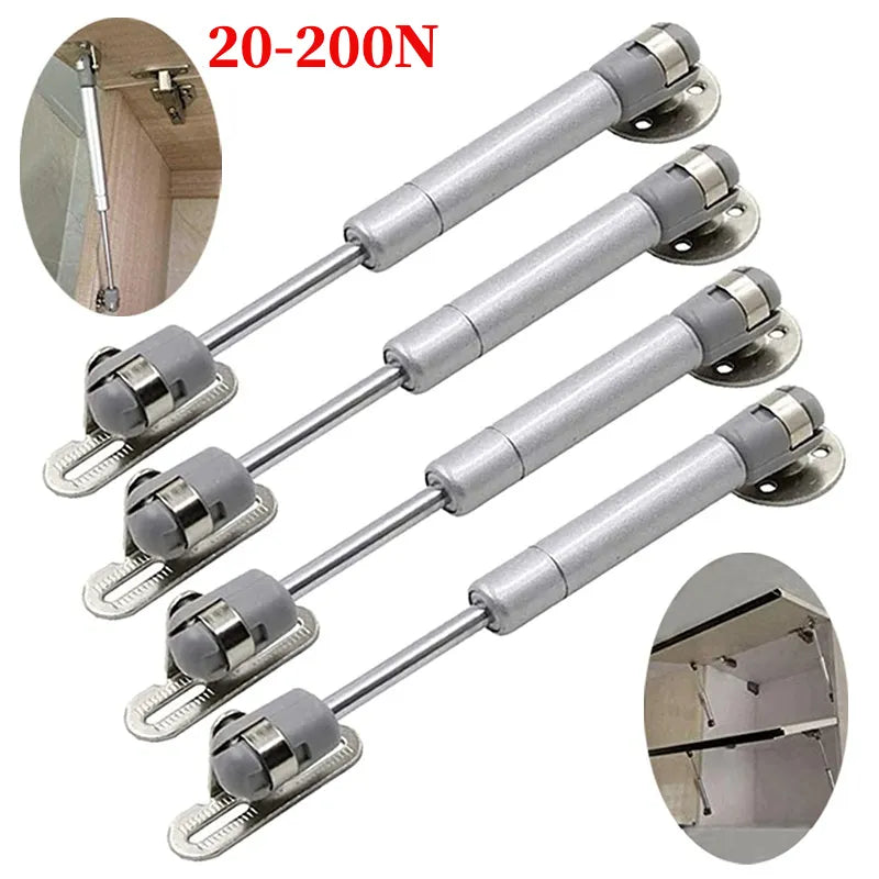 2/4Pcs Furniture Hinge Kitchen Cabinet Door Lift Pneumatic Support 20-200N Hydraulic Gas for Wood Furniture Hardware