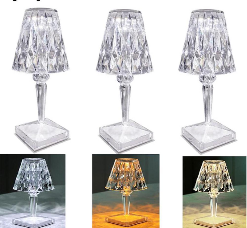 Acrylic Decoration Desk Lamps