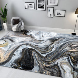 Nordic Modern Gray Marble Carpet