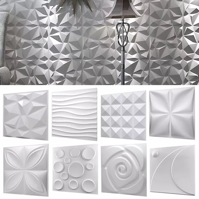 house wall renovation geometric 3D wall panel non-self-adhesive 3D wall sticker art ceramic tile wallpaper room bathroom ceiling
