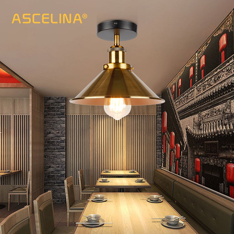 ASCELINA LED Vintage Attic Interior Bedroom Lights