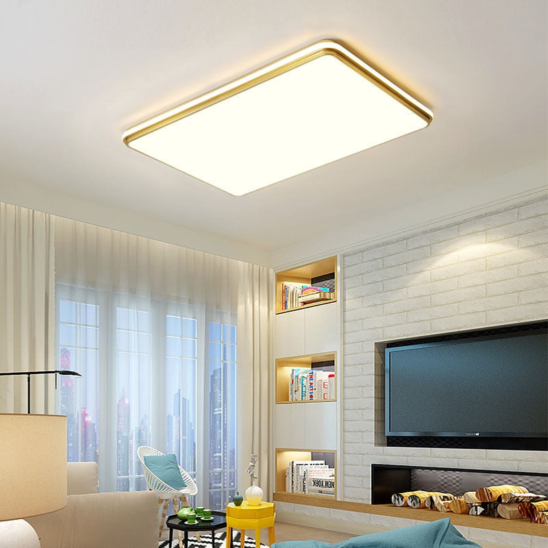 Round/Square LED Chandelier Lighting For Bedroom Living Room
