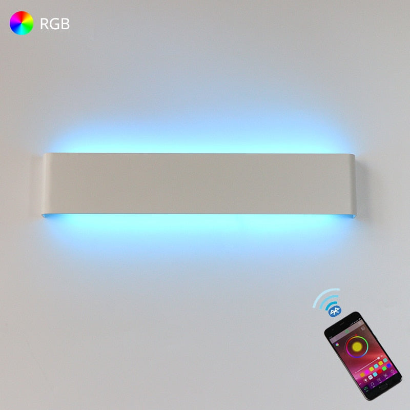 RGB Dimmable with Remote Control Bluetooth-compatible Wall Lamp