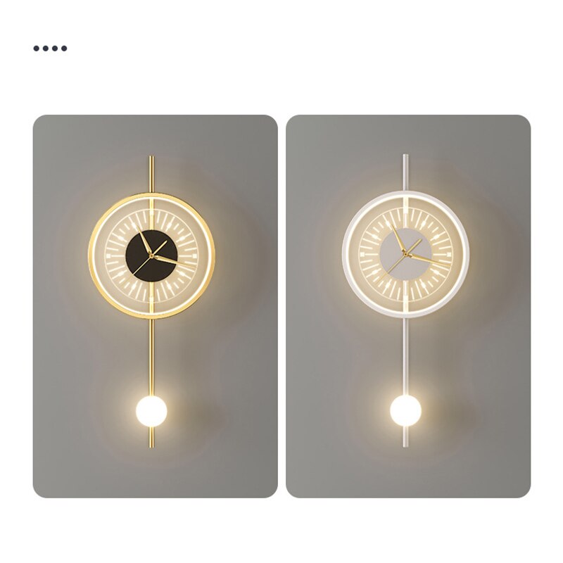 LED Luxury Clock Decor