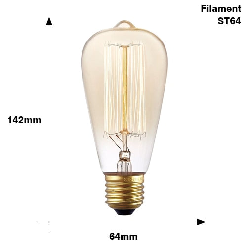 Edison Retro Ampoule Vintage Incandescent Bulb