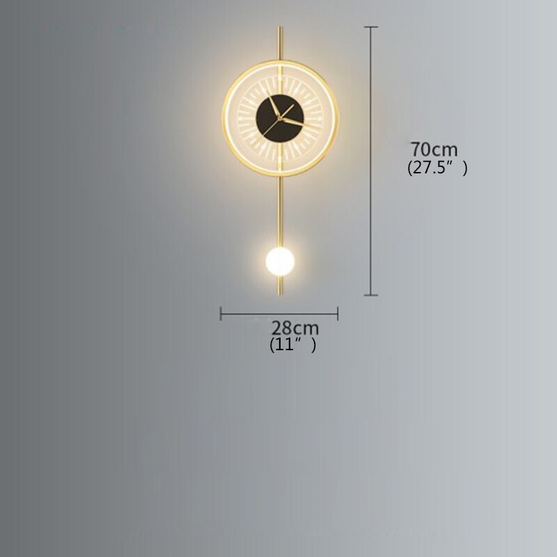 LED Luxury Clock Decor